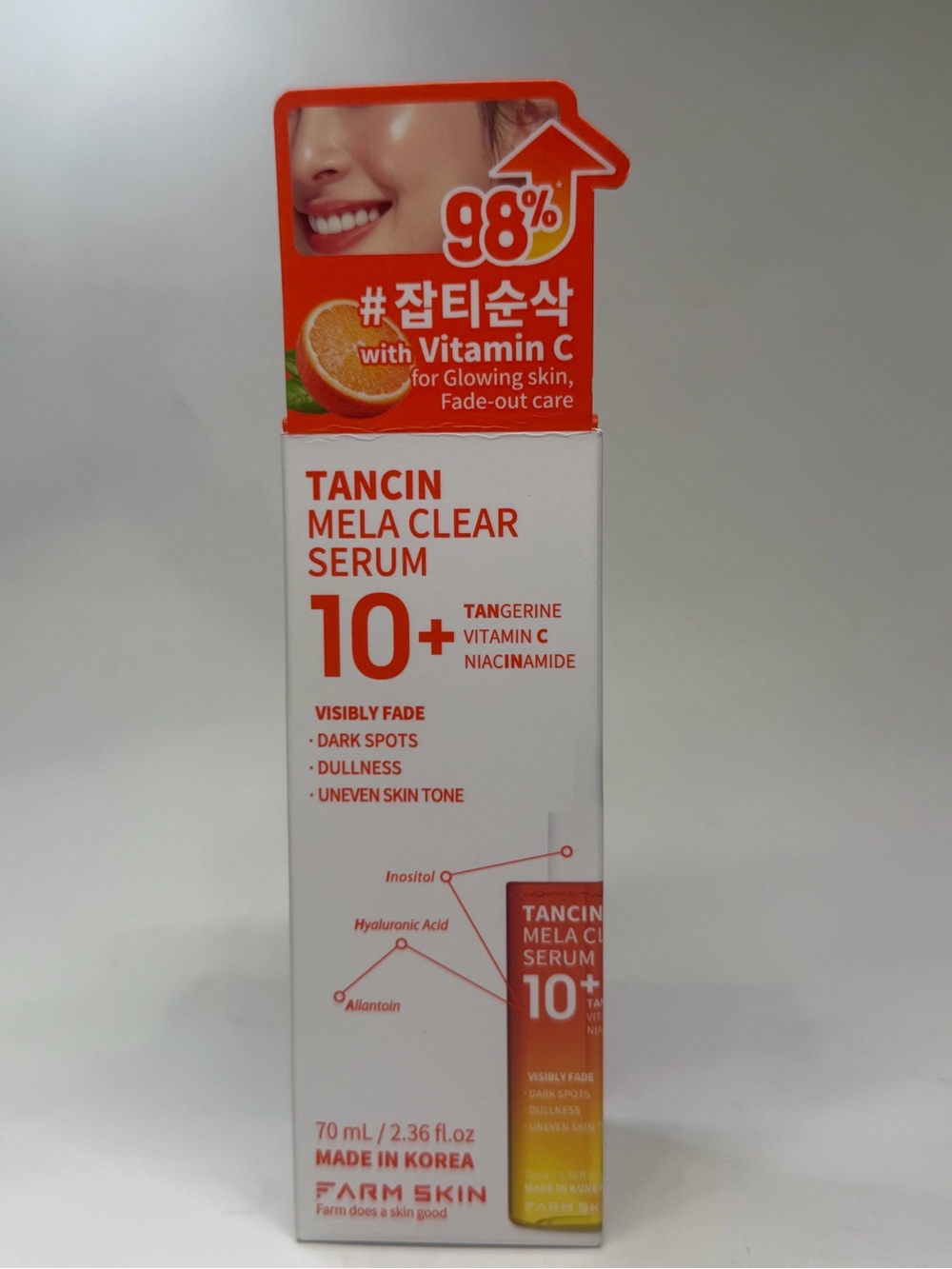 TANCIN Mela Clear Serum 10+ Tangerine Vitamin C – Brightening Orange Serum